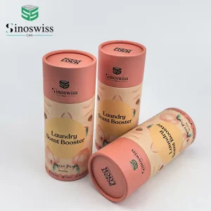Paper Tube Canister Laundry Scent Booster Packaging Kraft