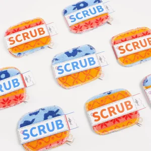 Paperless Kitchen Scrubbing Sponge Scour Pads Reusable and Recyclable Eco friendly Non scratch Long Lasting for Cleaning
