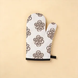 Parent-child Baking Polyester Printed Heat-resistant Hand Gloves and Oven Gloves Are Suitable for Kitchen Microwave Ovens