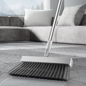 Patent Design 180 Degree Rotatable Broom Dustpan Combo Set Long Handle PP Modern Portable Office Home Floor Cleaning Tool