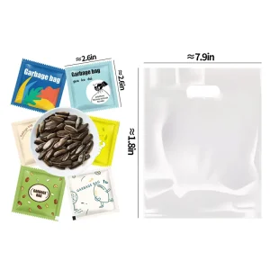 Pe Garbage Bag Household Portable Thickened Car Convenient Bag Outdoor Garbage Cleaning Bag Independent Packaging