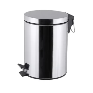 Pedal Customize Waste Bins Rubbish Bin 8L 12L Stainless Steel Trash Can Dust Bin for Indoor