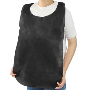Personalised Disposable Apron for Adults and Kids Waterproof Grease-proof Bib Non Woven Apron Custom Logo