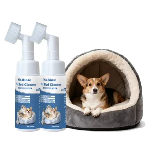 Pet Bedding and Pet Bed Cleaning Spray with Antibacterial Treatment