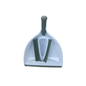 Pet Brush Fur Remover Self Cleaning Dustpan and TPR Brush Set