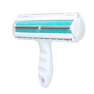 Pet Fur and Lint Remover Brush Easy to Self Clean Dog Hair Remove Brush Reusable Lint Roller Pet Supplies for Furniture Clothes