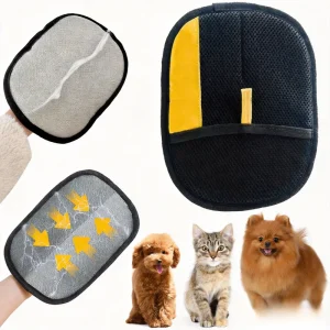 Pet Hair Removal Glove for Cats & Dogs Reusable Efficient Electrostatic Cat Grooming Gloves With of new products