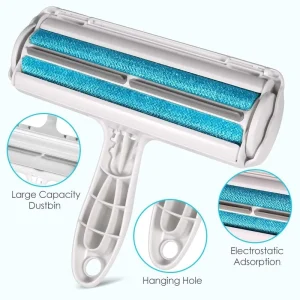 Pet Hair Remove Brush Washable Sticky Hair Roller Clothes Pet Cat Dog Fur Remover Scraper Roller Brush