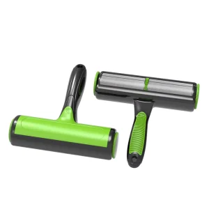 Pet Hair Remover Cat Dog Grooming Tool Magic Device Shedding Scraper Lint Removing Brush Polyester ABS Circle Design