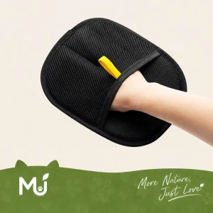 Pet Hair Remover Glove Double Sided Reusable Lint Remover Grooming Mitt Fabric Fur Cleaning Brush for Cats Dogs OEM