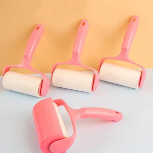 Pet Hair Remover Portable Lint Brush Paper Sticky Lint Tape Roller for Clothes