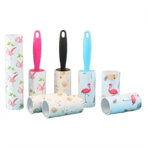 Pet Hair Remover Sticky Paper Lint Roller for Furniture Clothes Manual Use Portable Household Dust Lint Cleaning