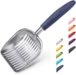 Pet Stainless Steel Cleaning Supplies Quick Cleaning Pick Up Multifunctional Cat Litter Shovel