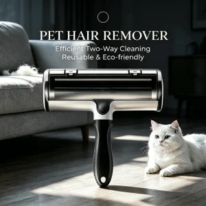 Petop Mini Lint Roller Sticky With Self Cleaning Reusable Pet Roller Brush Removable Handle Magic Dog Cat Hair Remover Grooming