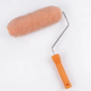 Pink Brush Artificial Wool Microfiber China Painting Roller Brush