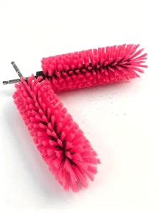 Pink Car Wheel Cleaning Brush Nylon Bristle Cleaning Tool