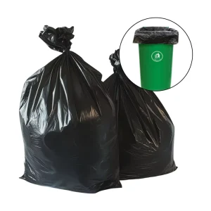 Plain Practical Mesh PE Trash Garbage Bags with Gravure Printing Disposable Custom Layering for Extra for Household Use