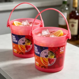 Plastic 32oz Buckets Rum Punch