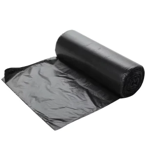 Plastic Black Bin HDPE Star Sealedflat Refuse Rubbish Trash Garbage Bag on Roll Kitchen Waster