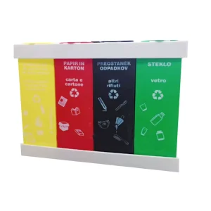 Plastic Board 60 Liter Garbage Bin Collapsible Garbage Bin Waste and Recycling Bin