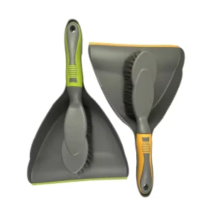 Plastic Broom Set for Kitchen Office Mini Dust Pan and Brush Set Small Dustpan with Broom Handheld Broom and Dustpan Set