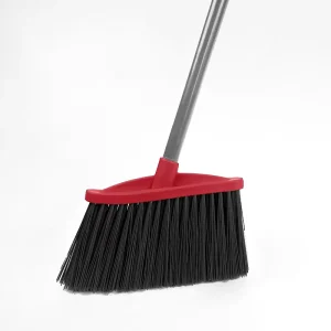 Plastic Broom with Aluminum Handle, PP Plastic, Multiple Colors, Customizable Floor Broom