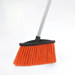 Plastic Broom with Aluminum Handle, PP Plastic, Multiple Colors, Customizable Floor Broom
