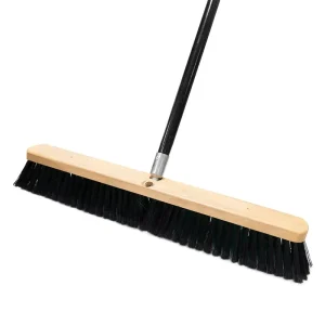 Plastic Brooms Sweeping Street Cleaning Square Road Brush Push Broom Industrial Head Big Outdoor Deck Broom NO.6401