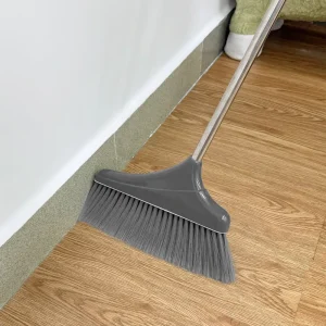Plastic Brooms and Cleaning Brooms with Stainless Steel Handle and Broom Filament for Indoor Use