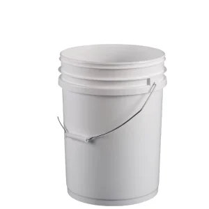 Plastic Bucket 5 Gallon Customized Bucket with High Temperature Resistant Lid Metal Handle