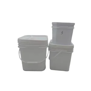 Plastic Buckets with Lid Handle 5L 10L Custom Logo Empty Food Grade Buckets Recyclable