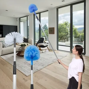 Plastic Ceiling Fan Cleaner Duster Fan Duster Professional Ceiling Fan Extendable Cobweb Brush Duster