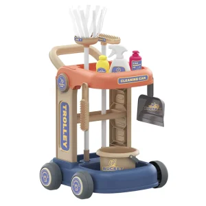 Plastic Cleaning Toy Set Educational Housekeeping Play Kit