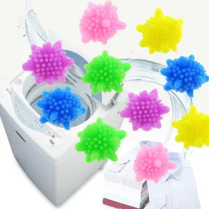 Plastic Clothes Drying and Fluffing Fabric Softener Balls Reusable Silicone Laundry Washing Balls Laundry Dryer Balls