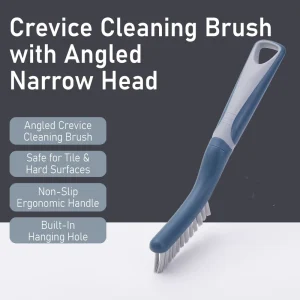 Plastic Crevice Cleaning Brush Gap Cleaning Brush With Angled Narrow Head for Keyboard Cleaning