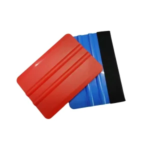 Plastic Felt Edge Eco Friendly Squeegee for Car Vinyl Installation Decal Applicator Tool