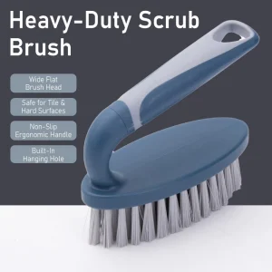 Plastic Floor Scrub Brush Stiff Bristle Heavy Duty Cleaning Brush for Floor Cleaning