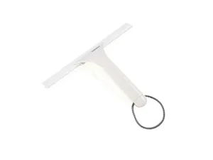 Plastic Handle Rubber Lip Squeegee for Shower Glass Window Tile Cleaning 24cm Width
