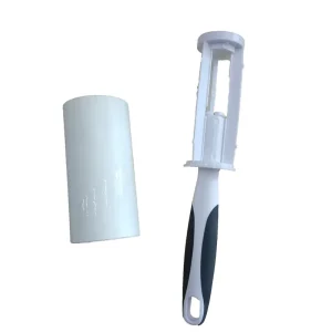 Plastic Handle Sticky Roller with Dust Cover Lint Roller Remover Cleaner Pet Hair Remover