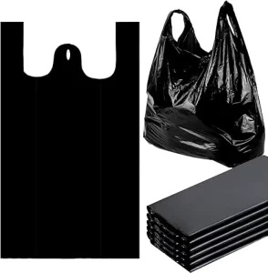 Plastic Heavy Duty Garbage Trash Bags Kitchen Dustbin Rubbish Garbage Trash Bags Polythene Bag Manufacturers