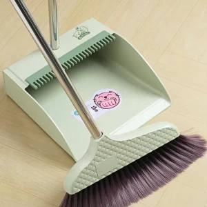 Plastic Home Usage Long Handle Sweeper Household Cleaning Tools Floor Dustpan and Broom Set