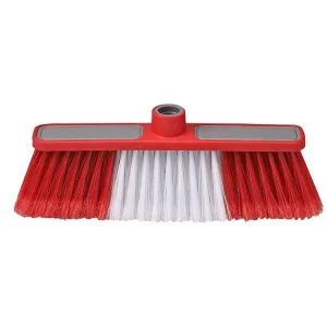 Plastic PET Garden Push Broom Head Outdoor Floor Sweeper Household Cleaning Brush