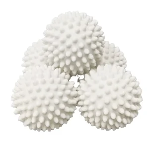 Plastic PVC Soft Reusable Anti Entanglement 6.5CM 40g Round Customized Color Laundry Balls for Washing Machine