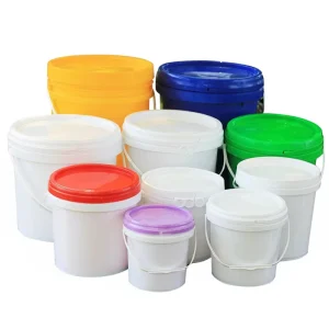 Plastic Pail Bucket PP Food Grade 5 Liter 10L 15L 20L Plastic Buckets with Lids Handle From China