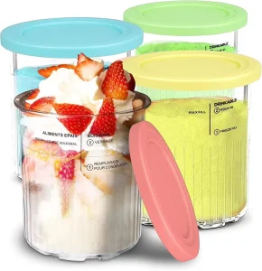 Plastic Refrigerator Drawer Divider Storage Box Stackable Clear Fridge Organizer Bins for Kitchen Pantry Countertop Cabinet
