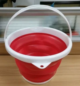 Plastic Retractable Folding Bucket with Handle