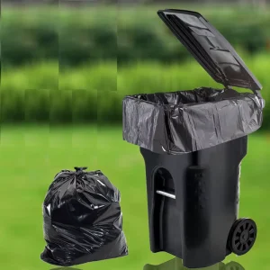 Plastic Roll Garbage Bags Rubbish Bags Bin Liner CMYK Color Offset Printed Custom Sizes Available for Home