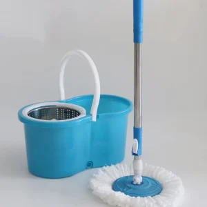 Plastic Rotary Mop Bucket Set Household One Mop All-In-One Wash and Spin Hands-Free