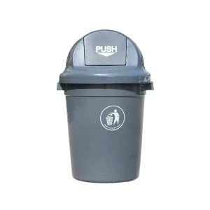 Plastic Round 110 Liter 29 Gal Garbage Waste Bin Outdoor Trash Can Dust Bin Dustbins With Thicker Bottom With Lock Swing Lid