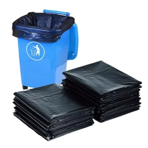 Plastic Security Trash Bags HDPE LDPE Material Standard Garbage Bags for Home Office 10-100 Gallons